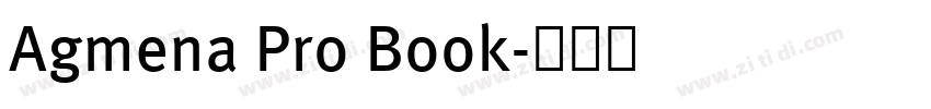 Agmena Pro Book字体转换